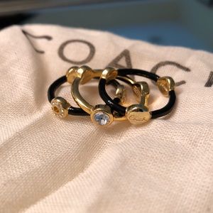 Coach Rings Set of 3